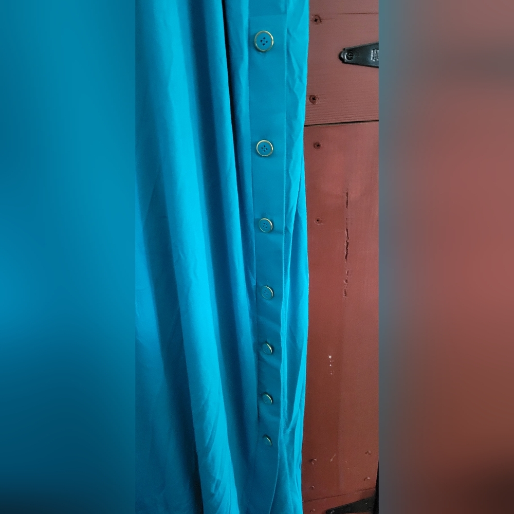 Catherines - Blue Button-Detail Dress - Size 24 - Picture 2 of 4